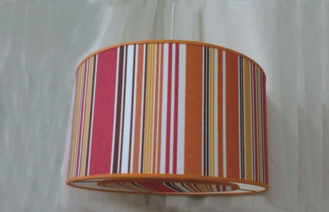 Colgante estampado tela Nº 62